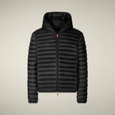 Piumino uomo animal free Devon nero | Save The Duck