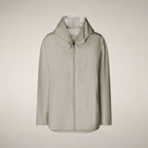 Damen-Regenjacke Dawa in Rainy Beige | Save The Duck