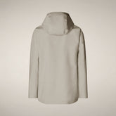 Damen-Regenjacke Dawa in Rainy Beige | Save The Duck