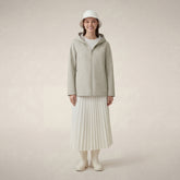 Damen-Regenjacke Dawa in Rainy Beige | Save The Duck