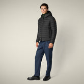 Piumino animal free uomo Juncus nero - Icons Uomo | Save The Duck