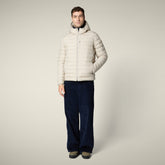 Piumino animal free uomo Juncus beige chiaro - Icons Uomo | Save The Duck