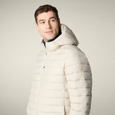 Piumino animal free uomo Juncus beige chiaro - Icons Uomo | Save The Duck