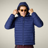 Piumino animal free uomo Juncus blu eclipse - Icons Uomo | Save The Duck