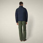 Piumino uomo animal free Erion blu nero | Save The Duck