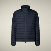 Piumino uomo animal free Erion blu nero | Save The Duck