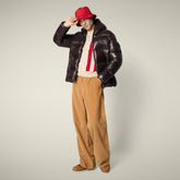 Piumino uomo animal-free Edgard marrone nero - Icons Uomo | Save The Duck