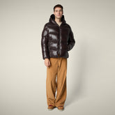 Piumino uomo animal-free Edgard marrone nero - Icons Uomo | Save The Duck