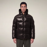 Herren-Steppjacke Edgard in Braun-Schwarz - Smartleisure Herren | Save The Duck