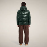 Men's Puffer Jacket Edgard in Nori Green - Smartleisure Herren | Save The Duck