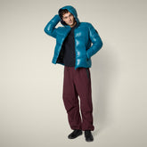 Doudoune animal-free Edgard bleu horizon pour homme | Save The Duck