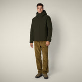 Giacca uomo animal free Obione verde scuro - Icons Uomo | Save The Duck