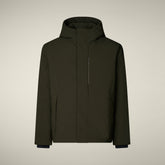 Giacca uomo animal free Obione verde scuro - Icons Uomo | Save The Duck