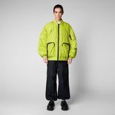 Unisex bomber jacket Usher in lichen green - Men's Jackets | Save The Duck