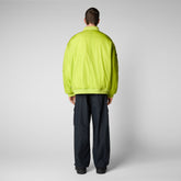 Giacca bomber unisex Usher in verde lime - Giacche Uomo | Save The Duck