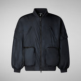 Giacca bomber unisex Usher blu notte | Save The Duck