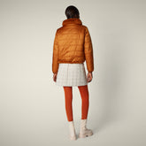 Giacca donna reversibile Margherita marrone caramello | Save The Duck