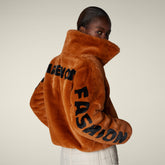 Giacca donna reversibile Margherita marrone caramello | Save The Duck