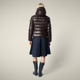 Piumino donna animal-free Cosmary marrone nero | Save The Duck