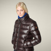 Piumino donna animal-free Cosmary marrone nero | Save The Duck