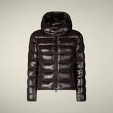 Piumino donna animal-free Cosmary marrone nero | Save The Duck