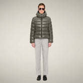 Women's Puffer Jacket Cosmary in Gunmetal Grey - Products | Save The Duck