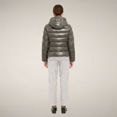 Women's Puffer Jacket Cosmary in Gunmetal Grey - Products | Save The Duck
