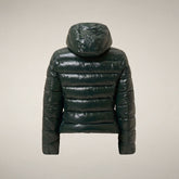 Women's Puffer Jacket Cosmary in Nori Green | Save The Duck
