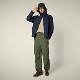 Giacca impermeabile uomo Jari blu nero | Save The Duck