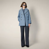 Giacca donna Sela chambray indigo | Save The Duck