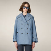Giacca donna Sela chambray indigo | Save The Duck