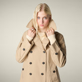 Trench donna Sofi beige stardust - Icons Donna | Save The Duck