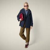 Trench donna Sofi blu nero - Icons Donna | Save The Duck