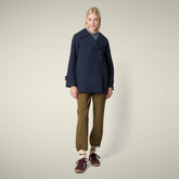 Trench donna Sofi blu nero - Icons Donna | Save The Duck