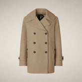 Women's Raincoat Sofi in Stardust Beige | Save The Duck