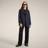 Women's Raincoat Sofi in Blue Black | Save The Duck