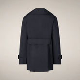 Women's Raincoat Sofi in Blue Black | Save The Duck