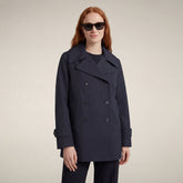 Women's Raincoat Sofi in Blue Black | Save The Duck
