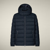 Herren-Steppjacke Constantin in Marineblau-Melange | Save The Duck