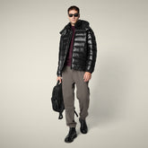 Piumino uomo animal-free Florian nero - Icons Uomo | Save The Duck