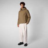 GIACCA UOMO FLYNN VERDE MUSCHIO - Icons Uomo | Save The Duck