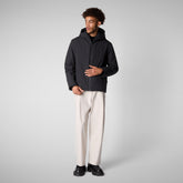 GIACCA UOMO FLYNN BLU NERO | Save The Duck