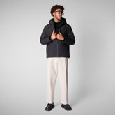 GIACCA UOMO FLYNN BLU NERO | Save The Duck