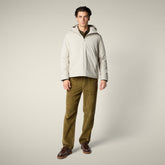 Giacca impermeabile uomo Flynn beige chiaro - Icons Uomo | Save The Duck