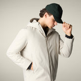 Giacca impermeabile uomo Flynn beige chiaro - Icons Uomo | Save The Duck