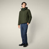 Giacca impermeabile uomo Flynn verde scuro - Icons Uomo | Save The Duck
