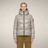 Damen-Steppjacke Biddy in Rainy Beige | Save The Duck