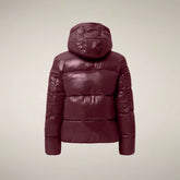 Women's Puffer Jacket Biddy in Wine Red - Preview FW26 Woman | Save The Duck
