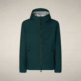 Men's Rain Jacket Drop in Salamander Green | Save The Duck