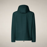 Men's Rain Jacket Drop in Salamander Green | Save The Duck